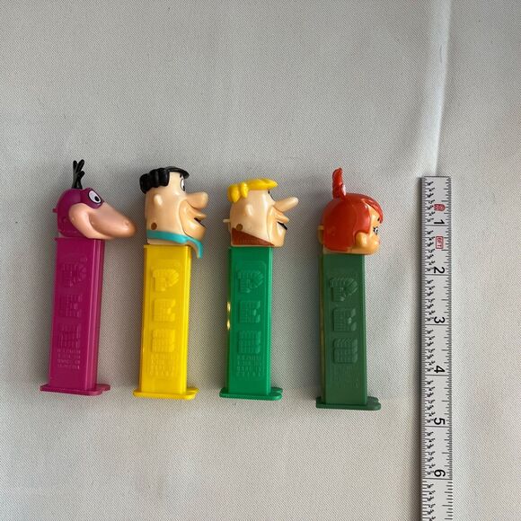 Flintstones Pez Dispenser Set‎ Of 4 Dino,Fred,Barney And Pebbles Slovenia/China - Picture 6 of 6